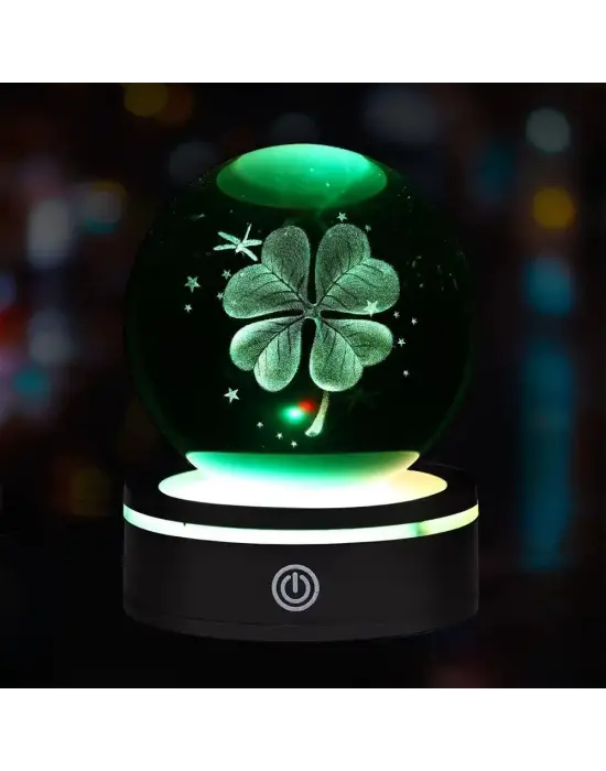 Usb&039li Dönen Yonca Cam Küre