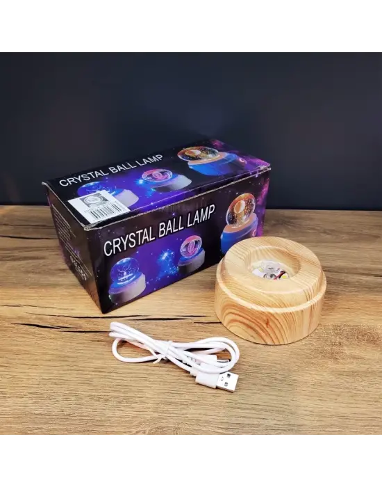 Usb&039li Kalp Tasarımlı Dönen Cam Küre