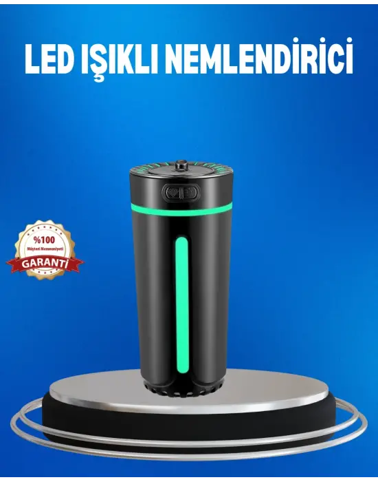 Usb Bağlantılı Led’li Hava Nemlendirici Aromaterapi Buhar Difüzörü