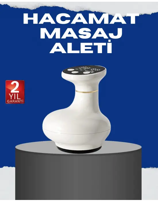 Usb Şarjlı 3 Fonksiyonlu Masaj Aleti Kupa Terapisi Ve Gua Sha