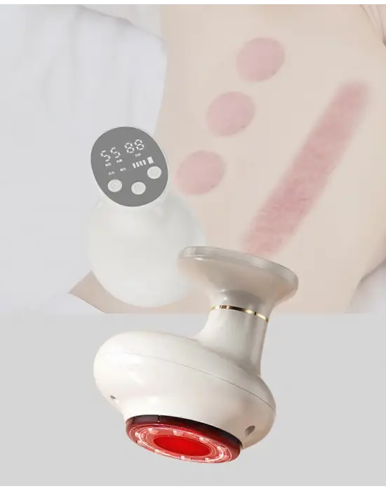 Usb Şarjlı 3 Fonksiyonlu Masaj Aleti Kupa Terapisi Ve Gua Sha