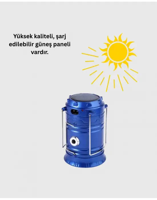 Usb Şarjlı Çok Fonksiyonlu Kamp Feneri – Taşınabilir Ve Dayanıklı