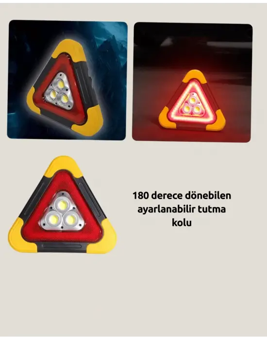 Usb Şarjlı Çok Modlu Acil Durum Feneri