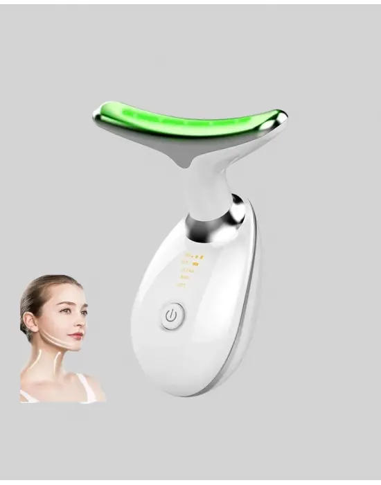 Usb Şarjlı Led Işık Terapili Yüz Boyun Bakım Cihazı