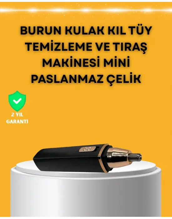 Usb Şarjlı Sessiz Burun Ve Kulak Kılı Temizleme Cihazı