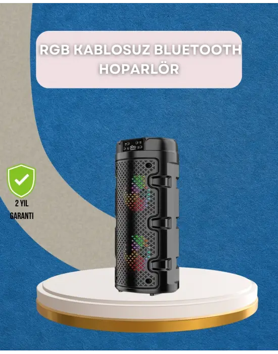 Usb, Sd Kart Ve Aux Girişli Taşınabilir Hoparlör