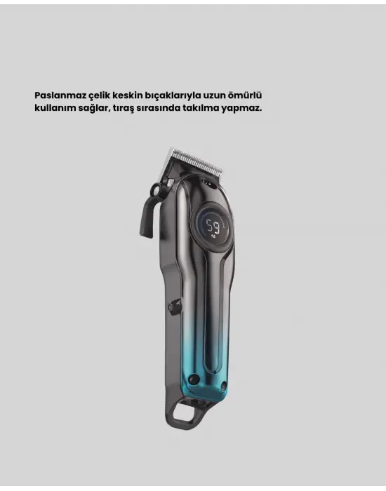 Usb Type-c Şarjlı Kablosuz/kablolu Erkek Tıraş Makinesi
