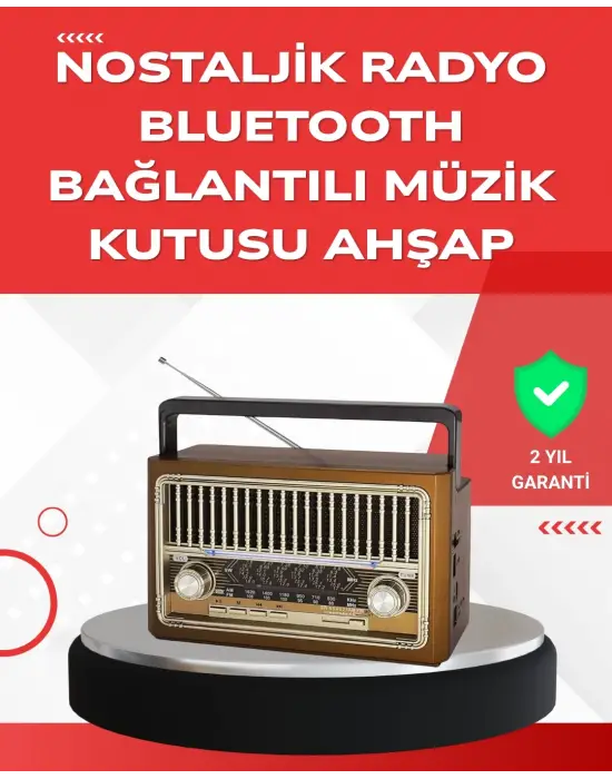 Usb Ve Hafıza Kart Girişli Radyo Hoparlör