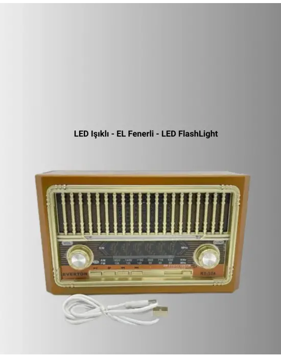 Usb Ve Hafıza Kart Girişli Radyo Hoparlör