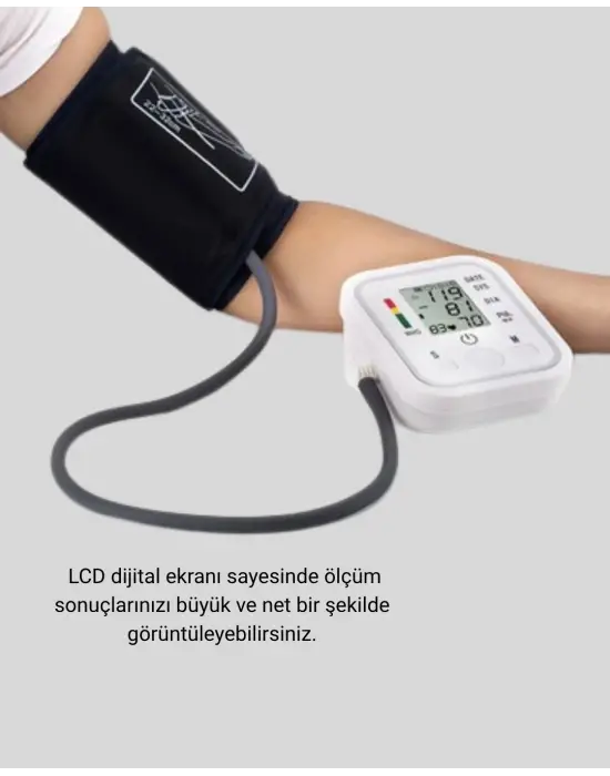 Üst Koldan Ölçüm Dijital Tansiyon Aleti – Ihb Aritmi Uyarılı Ve Çift Hafızalı