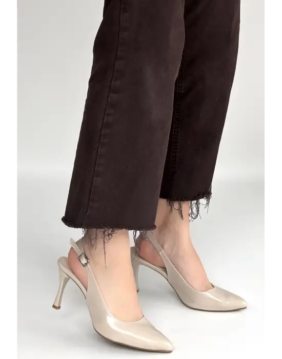 Uster Bej Rugan Topuklu Ayakkabı