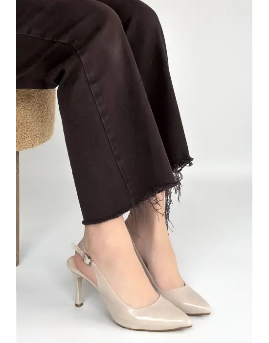 Uster Bej Rugan Topuklu Ayakkabı