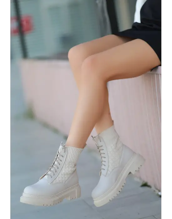 Modern Cilt Bağcıklı Bot