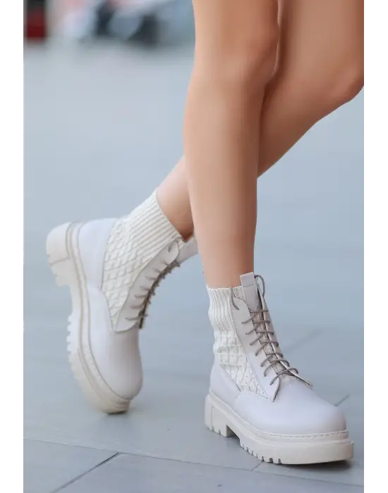 Modern Cilt Bağcıklı Bot