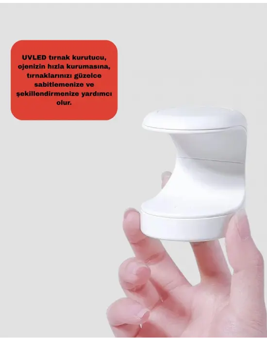 Uv Ve Led Jel Kurutmaya Uygun – Çift Dalga Boylu Mini Kurutucu