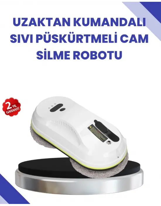 Uzaktan Kumandalı Akıllı Cam Ve Pencere Temizleme Robotu