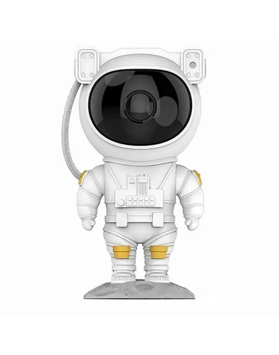 Omarı Zamanlayıcılı Astronot Projektör - Renkli Işık Modlarıyla Gece Lambası