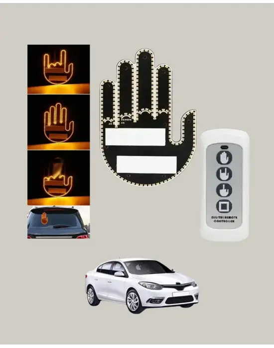 Uzaktan Kumandalı Led El Park Uyarı Cihazı 2025 Model A Kalite