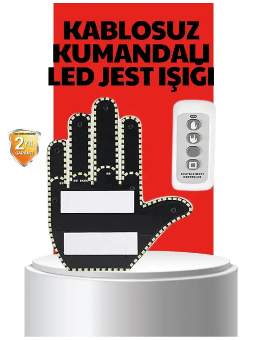 Uzaktan Kumandalı Led Jest Işığı – 3 Farklı Hareket Modu