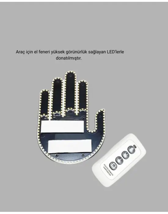 Uzaktan Kumandalı Led Jest Işığı – 3 Farklı Hareket Modu