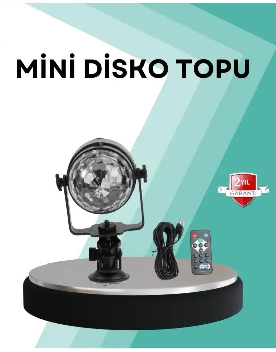 Uzaktan Kumandalı Rgb Disko Projektör Işığı