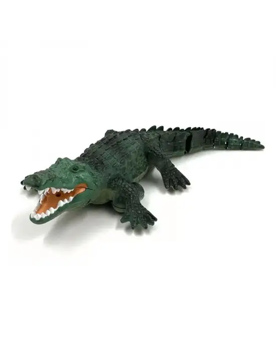 Uzaktan Kumandalı Şarjlı Yüzen Timsah - Yeşil