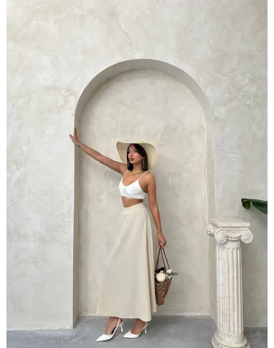 Omarı Göz Alıcı Uzun Etek Modelleri