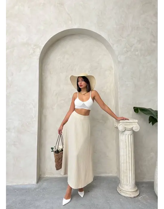 Omarı Göz Alıcı Uzun Etek Modelleri