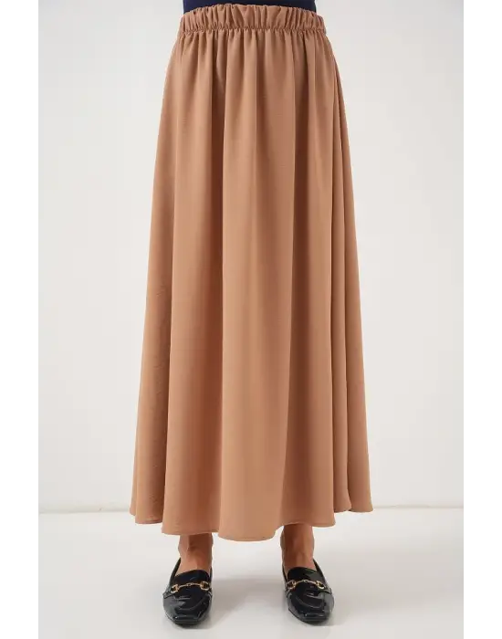 Uzun Ayrobin Etek 8050 - Camel