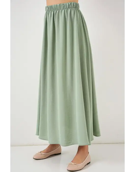 Uzun Ayrobin Etek 8050 - E.Yeşil