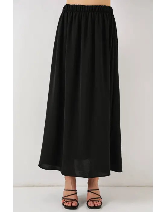 Modern Uzun Etek - Siyah
