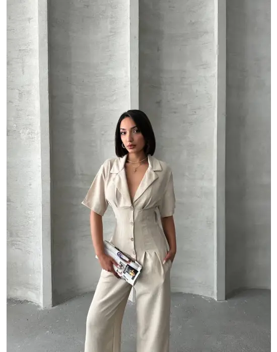 Omarı Yaz Şıklığı Tulum Modası