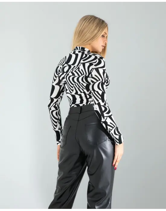 Şık Uzun Kollu Body