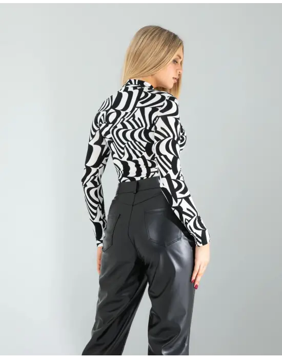 Omarı Şık ve Rahat Uzun Kollu Body