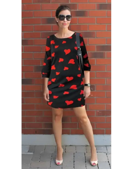 Omarı Şık Kadın Dalgıç Mini Boy Elbise