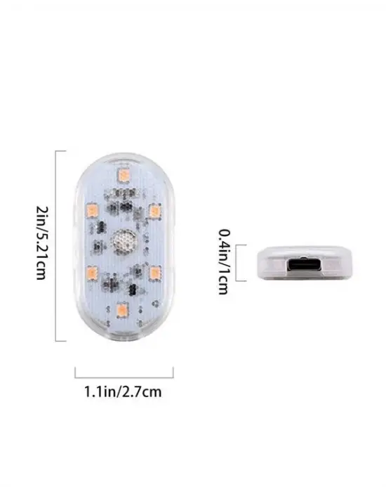 Uzun Ömürlü Lityum Bataryalı, Kompakt Araba İç Mekan Led Işıklar