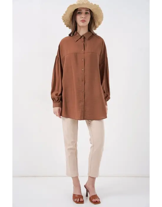 Hafif Oversize Gömlek