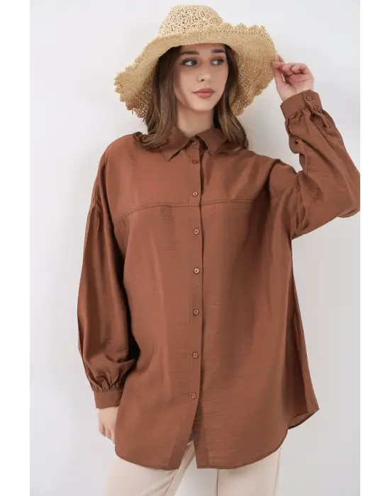 Hafif Oversize Gömlek