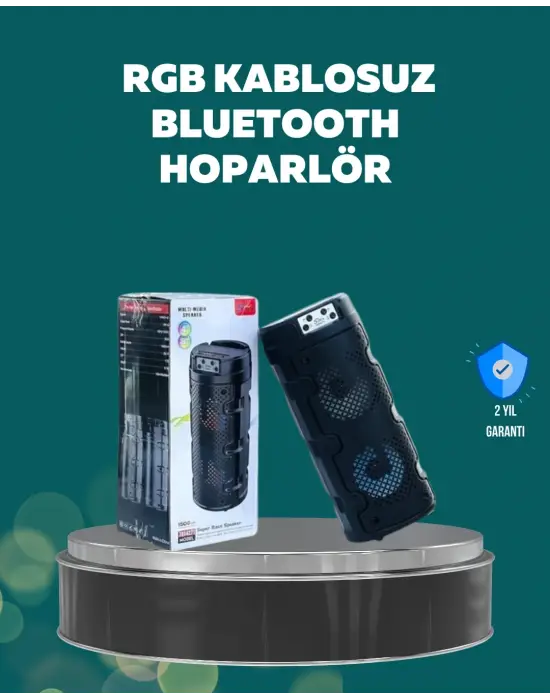 Uzun Pil Ömrü Sunan Kablosuz Bluetooth Hoparlör