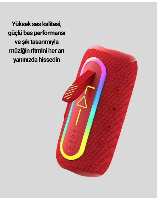 Uzun Pil Ömürlü Bluetooth 5.1 Hoparlör