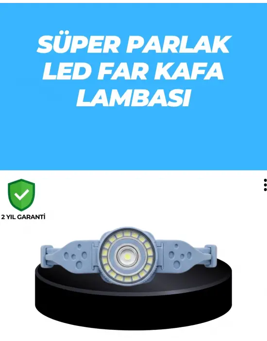 Uzun Pil Ömürlü Kamp Ve Dağcılık Kafa Lambası