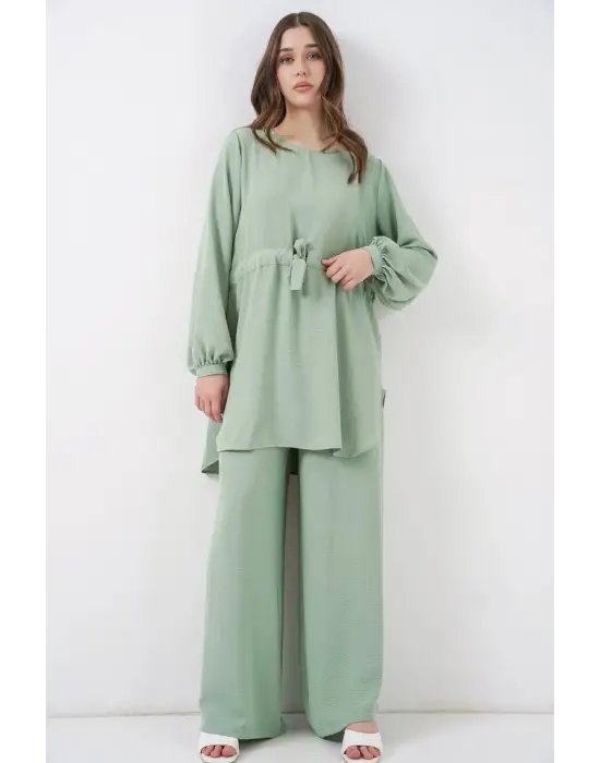 Modern Ikili Takım Pantolon E.Yeşil