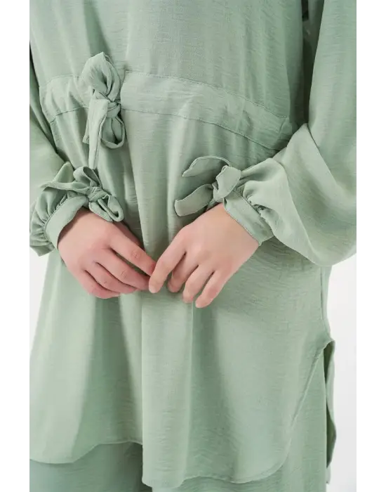 Modern Ikili Takım Pantolon E.Yeşil