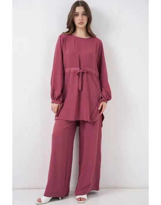 Şık İkili Takım Uzun Tunik Pantolon