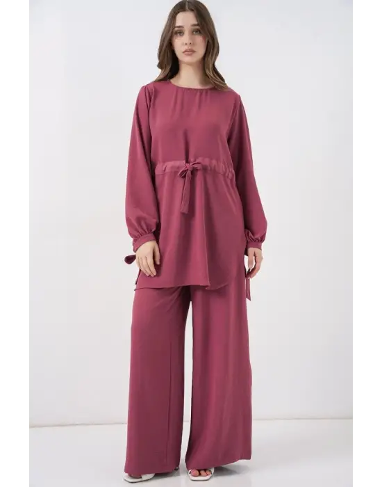 Şık İkili Takım Uzun Tunik Pantolon