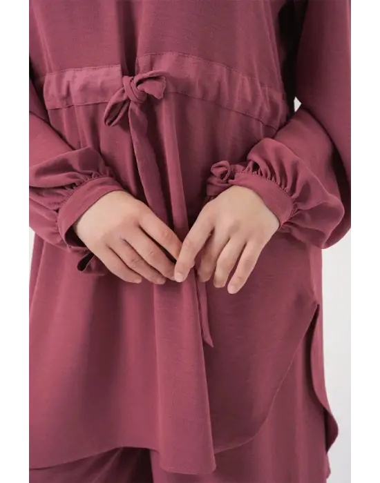 Şık İkili Takım Uzun Tunik Pantolon