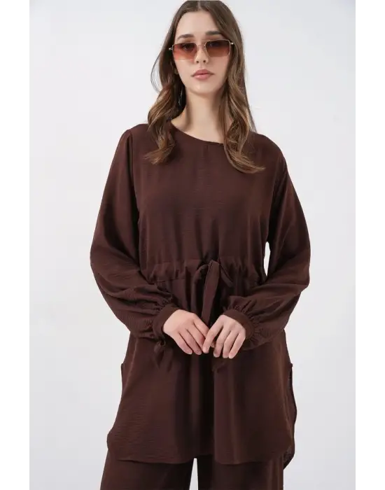 Göz Alıcı İkili Takım - Kahverengi