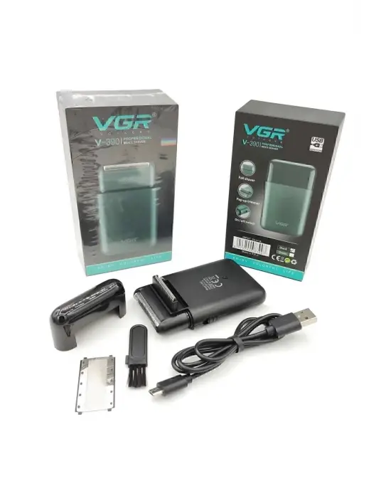 V-390 Sakal-vücut Sıfır Sakal Yanak Şarjlı Islak Ve Kuru Tıraş Makinesi