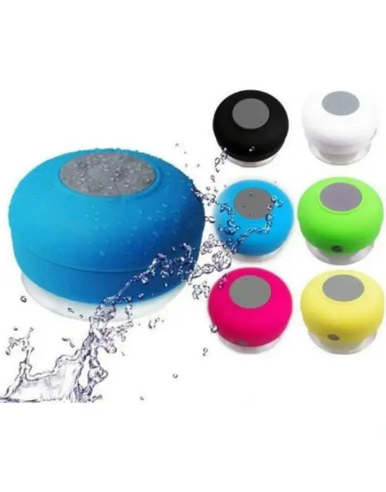 Vakumlu Su Geçirmez Bluetoothlu Mini Duş Hoparlörü