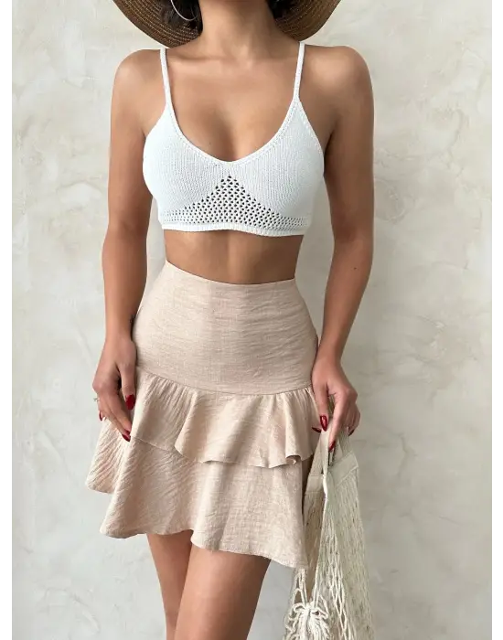 Modern Fırfırlı Etek